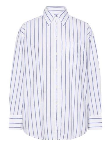 GANT Os Stripe Shirt Vit