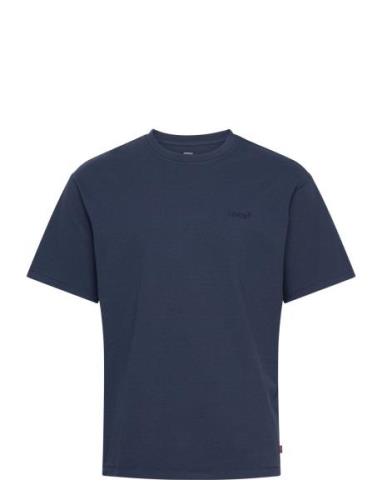 LEVI´S Men Red Tab Vintage Tee Naval Acad Marinblå