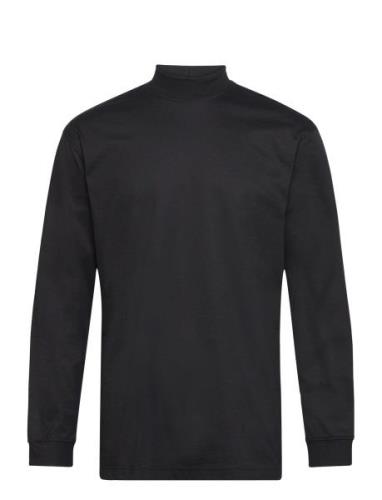 ONLY & SONS Onsfred Rlx Mock Neck Ls Tee Svart