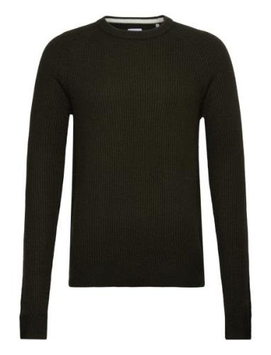 Jack & J S Jjpannel Knit Crew Neck Aw23 Svart