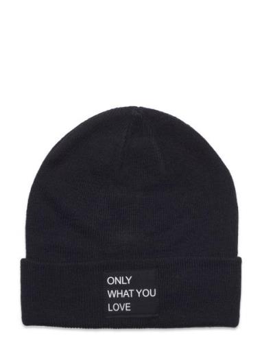 Kids Only Kognewmadison Logo Beanie Acc Svart