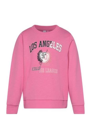 Vero Moda Girl Vmcollegebrenda Ls Sweat Jrs Girl Rosa