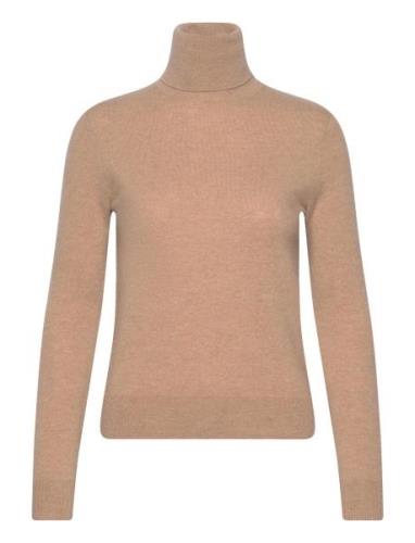 Polo Ralph Lauren Slim Fit Cashmere Turtleneck Beige