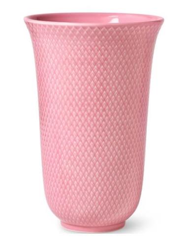 Lyngby Porcelæn Rhombe Color Vase Rosa