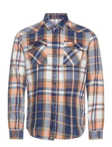 Garcia Men`s Shirt Ls Orange