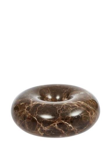 OYOY Living Design Savi Marble Candleholder - Small Brun