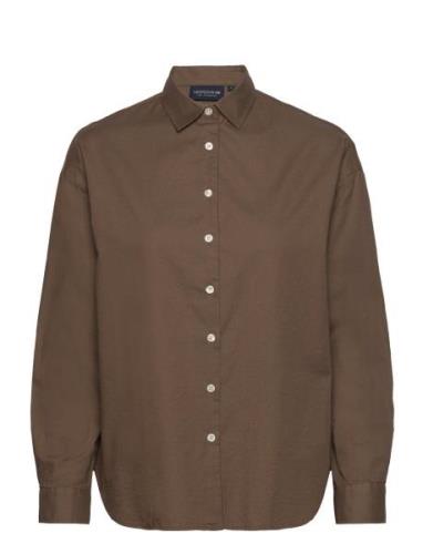 Lexington Clothing Edith Light Oxford Shirt Brun