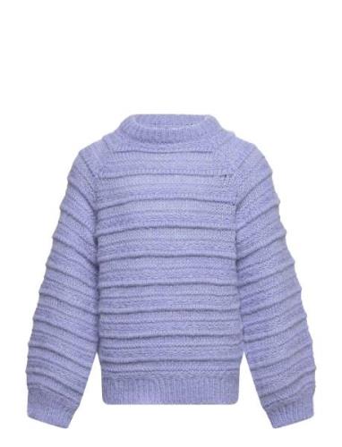 Little Pieces Pkjayda Ls O-Neck Knit Tw Lila