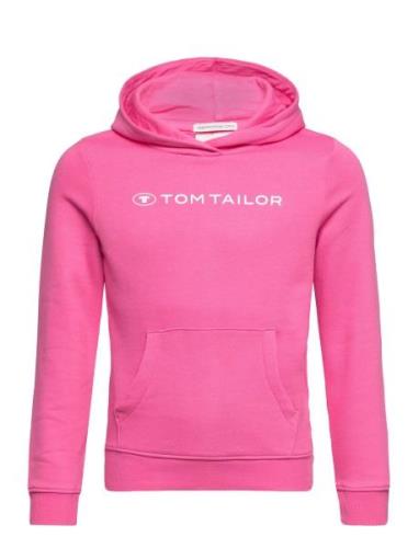 Tom Tailor Printed Sweatshirt Rosa