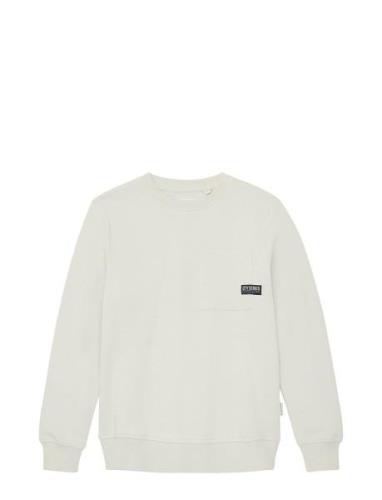 Tom Tailor Pocket Sweatshirt Vit