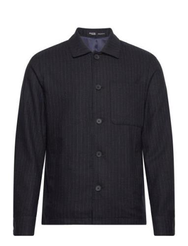 Selected Homme Slhreg-Ayr Pinstriped Hybrid Blz B Marinblå