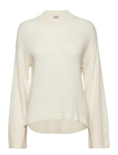 YAS Yasfrido Ls Wide Knit Pullover Noos Kräm