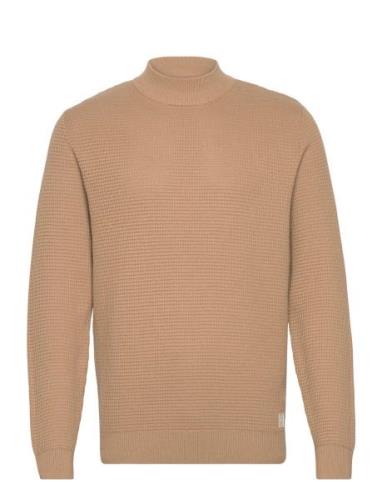 Tom Tailor Structured Mockneck Knit Beige