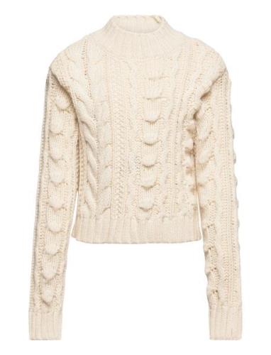 Vero Moda Girl Vmisla Ls Highneck Pullover Ga Girl Kräm