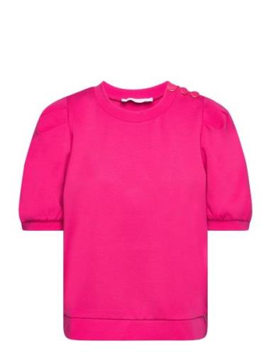 Coster Copenhagen Sweat Shirt With Pleats Rosa