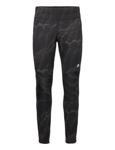 FILA Renton Aop Windstopper Reflectiv Running Tights Svart