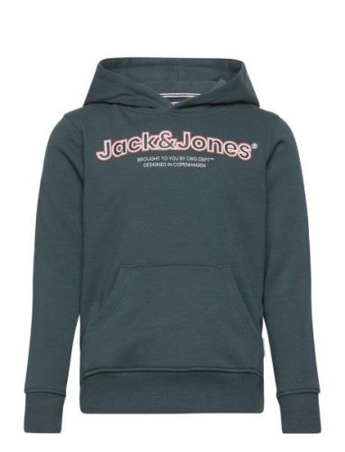 Jack & J S Jorlakewood Sweat Hood Bf Jnr Grön