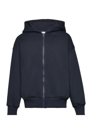 Grunt Caivano Hood Zip Marinblå