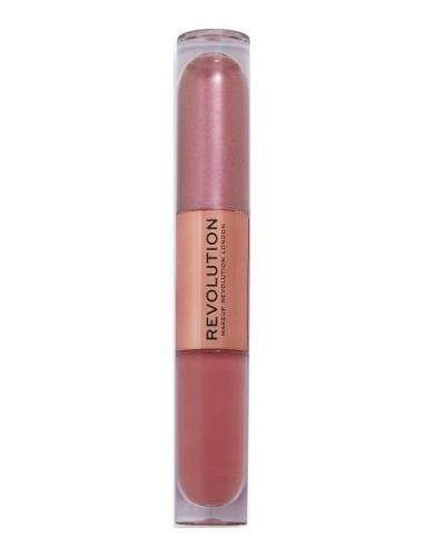 Makeup Revolution Revolution Double Up Liquid Shadow Blissful Pink Ros...