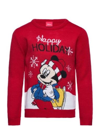 Mickey Mouse Pullover Röd