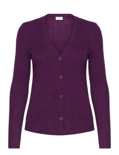 Vila Vistara L/S Cardigan /B Lila