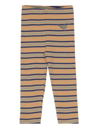 Soft Gallery Sgbpaula Yd Stripe Curry Leggings Hl Gul