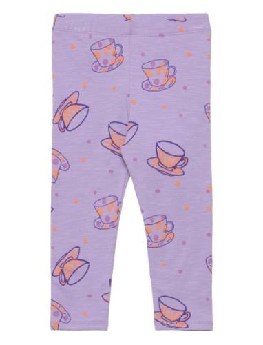 Soft Gallery Sgbpaula Teacups Leggings Lila