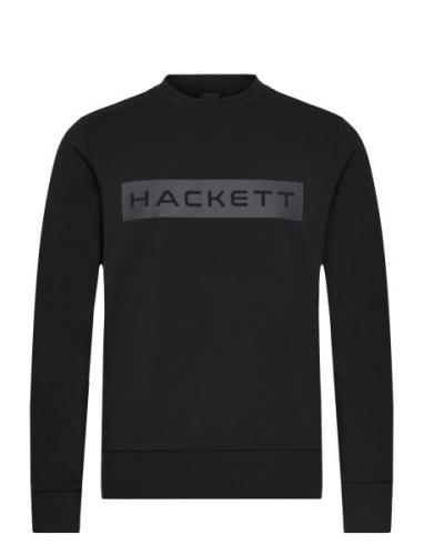 Hackett London Essential Sp Crew Svart