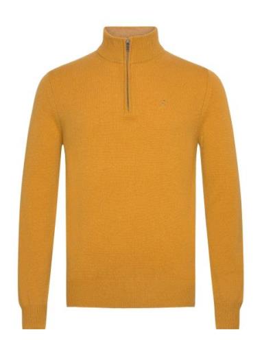 Hackett London Lambswool Hzip Gul