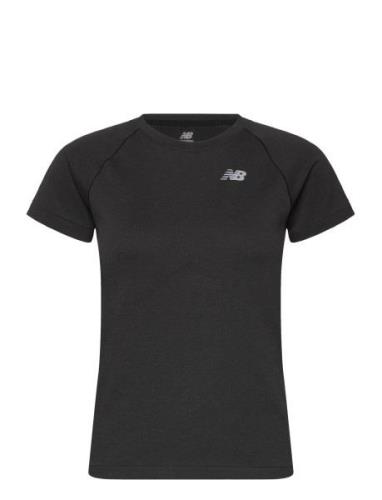 New Balance Knit Slim T-Shirt Svart