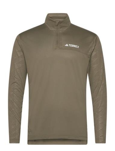 Adidas Terrex Terrex Multi Half-Zip Long-Sleeve Top Grön