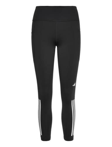 Adidas Performance Adidas Dailyrun 3 Stripes 7/8 Leggings Svart