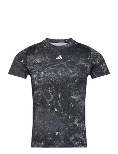 Adidas Performance Tf Aop Tee Svart