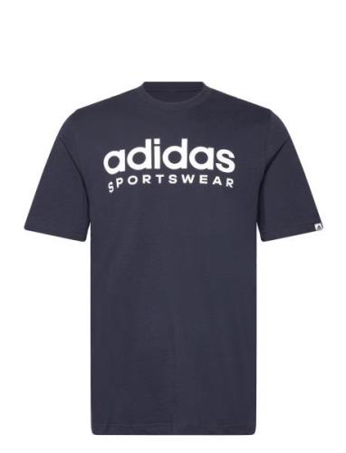 Adidas Sportswear Spw Tee Marinblå