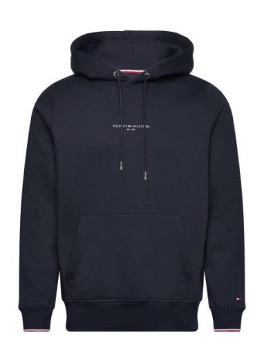 Tommy Hilfiger Tommy Logo Tipped Hoody Marinblå