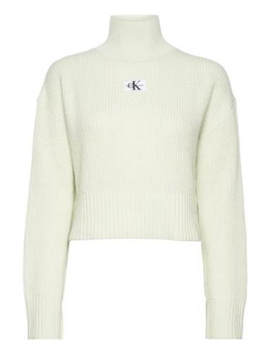 Calvin Klein Jeans Label Chunky Sweater Grön