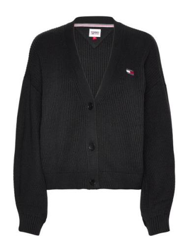 Tommy Jeans Tjw Essential Badge Cardigan Svart