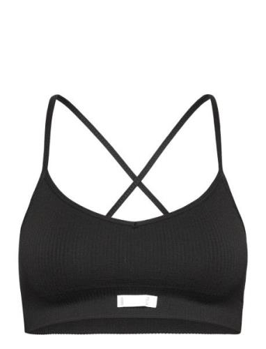 Björn Borg Studio Seamless Ribbed Strap Bra Svart