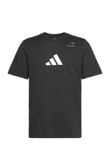 Adidas Performance Padel Graphic Tee Svart