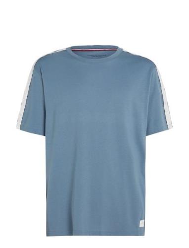 Tommy Hilfiger Ss Tee Logo Blå