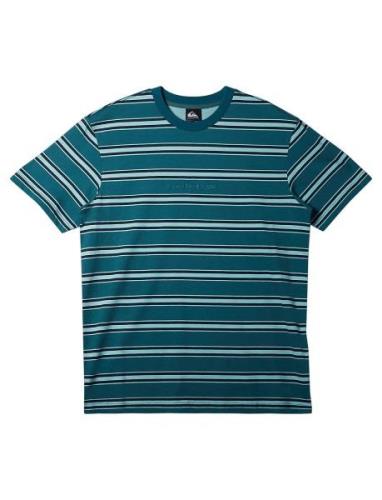 Quiksilver Notice Mix Stripe Ss Blå