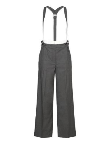 REMAIN Birger Christensen Pants W. Suspenders Grå