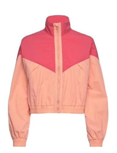 Casall Color Block Track Jacket Rosa