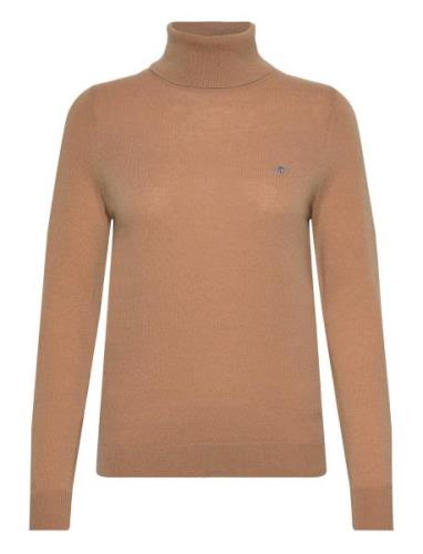 GANT Extrafine Rollneck Khaki Green