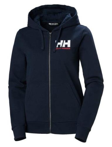 Helly Hansen W Hh Logo Full Zip Hoodie 2.0 Marinblå