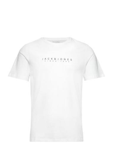 Jack & J S Jjsetra Tee Ss Crew Neck Vit