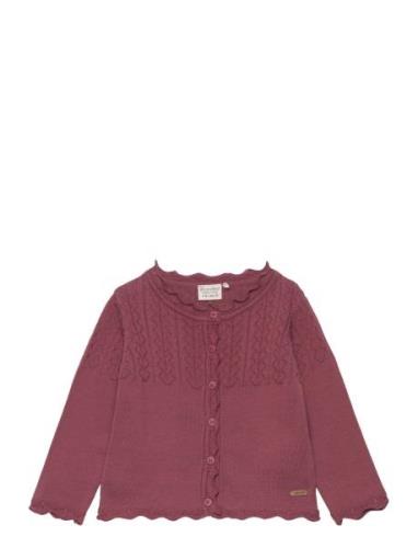 Minymo Cardigan Knit Burgundy