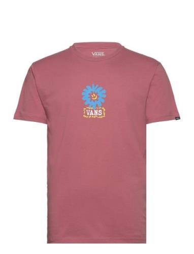 VANS Dual Bloom Ss Tee Burgundy