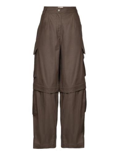 HOLZWEILER Ebba Cargo Trousers Khaki Green