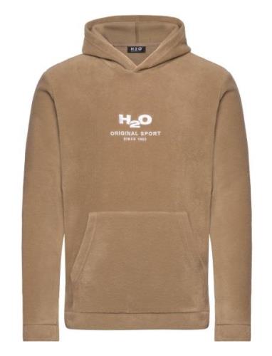 H2O Blåvand Fleece Hoodie Brun